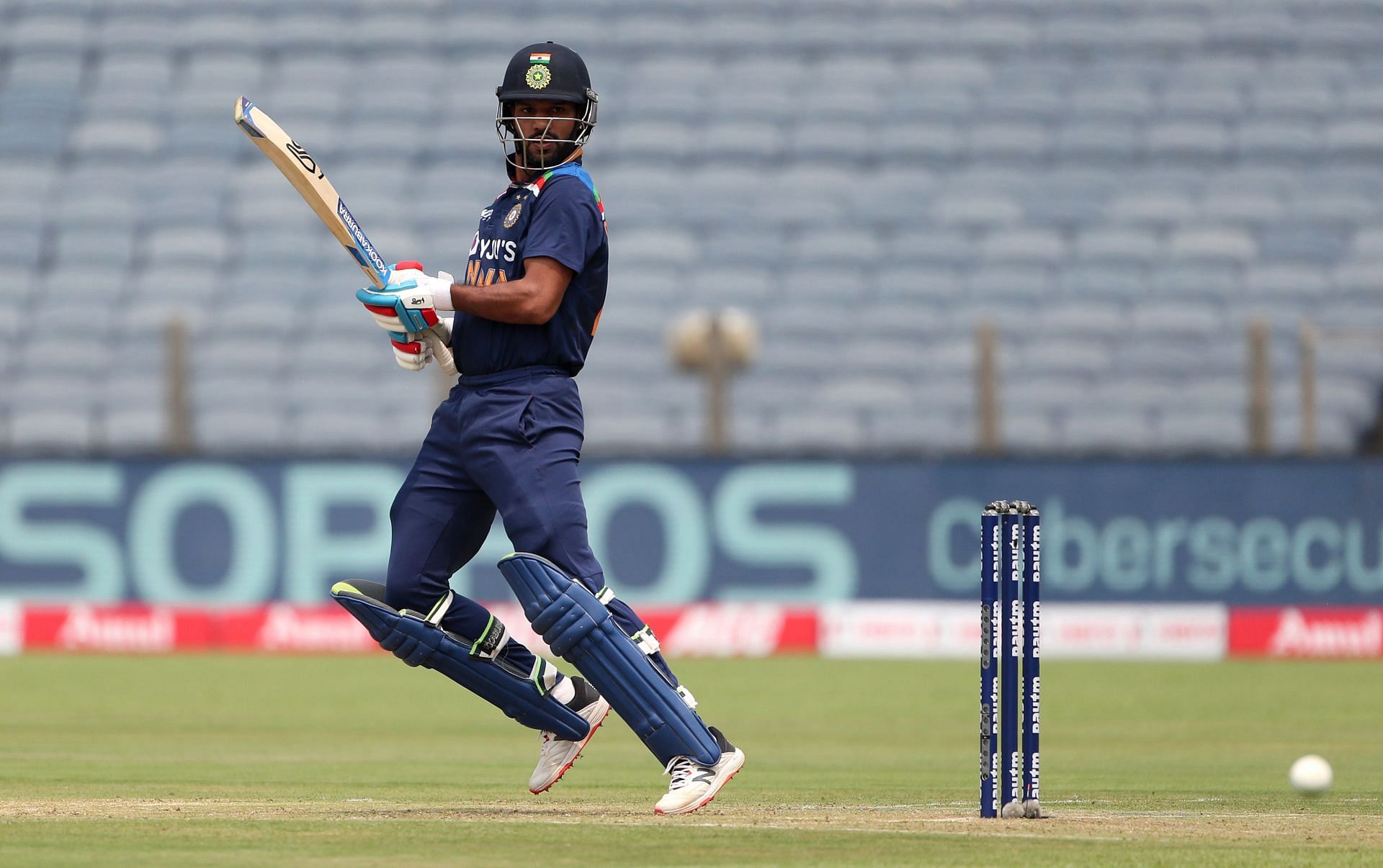 Shikhar Dhawan has retained his place in the one-day team. Pic: Getty Images